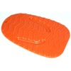 PLASTIC MOTORCYCLE KICKSTAND PLATE BIKER'S KICK STAND PAD ORANGE