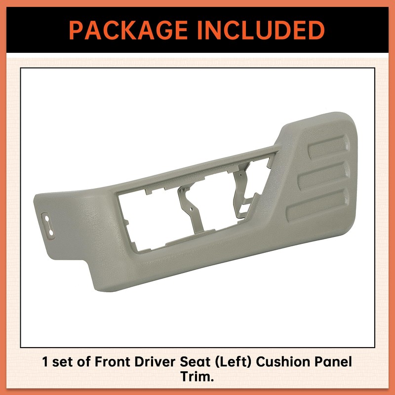 ECOTRIC Front Driver Seat (Left) Cushion Panel Trim Compatible with