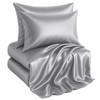 Casa Platino Satin Bed Sheets Set Full Size - 4