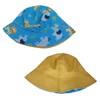 Childrens Kids Boys Summer Reversible Blue Animal Pattern Bucket Bush