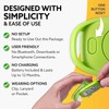 3DActive 3D-FitBud Simple Pedometer with Clip and Lanyard A420S (Green)
