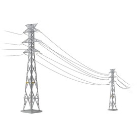 Scene Collection Scene Accessories 084-3 Transmission Tower A3 Diorama Supplies 323112