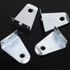 2 Inch Metal Hold Down Brackets and Pins, Blind Brackets
