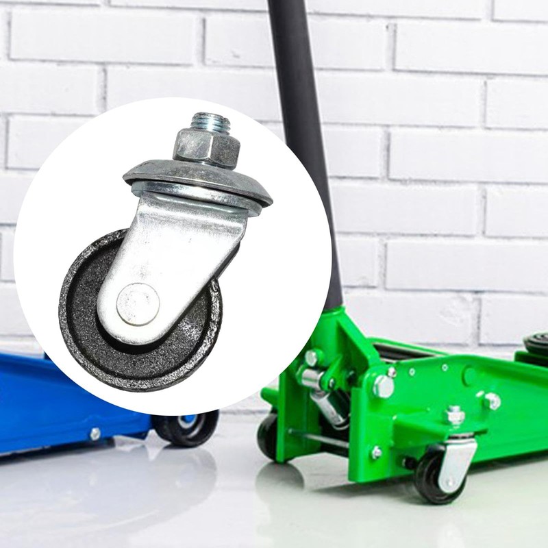 Ronyme Generic Floor Jack Casters 16mm Stem Replacement Trailer Caster