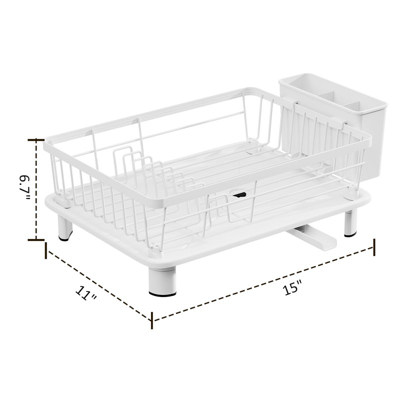 BULIJUJU Small Dish Drying Rack, Space Saving Dish Racks for