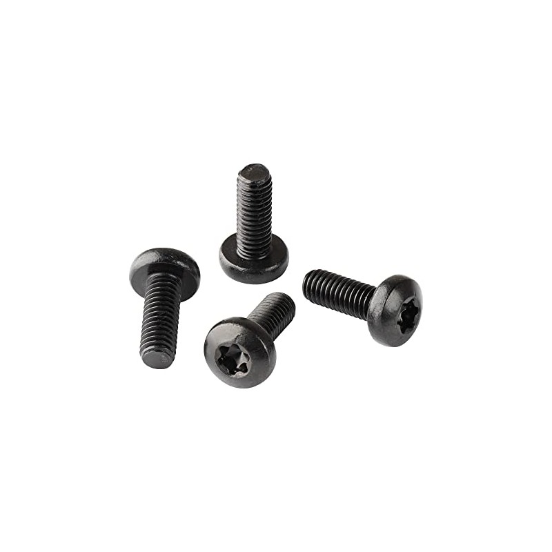 Black Stainless License Plate Screws Compatible with Toyota, Lexus, Honda