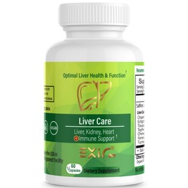 EXIR Liver Care Supplement, Liver and Gallbladder Function Supplement, 60 Capsules
