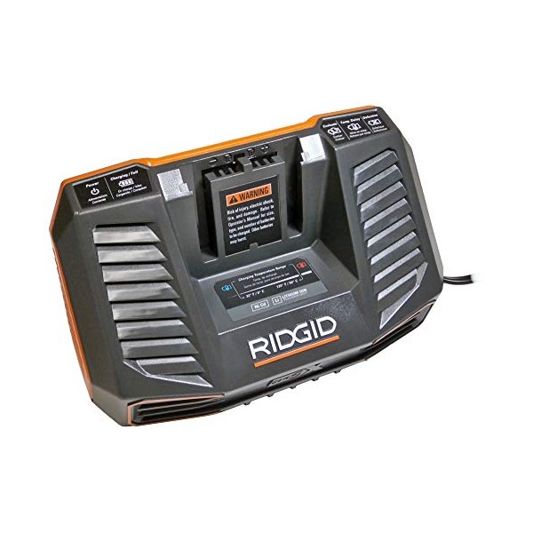 Ridgid 18 Volt Dual Chemistry Charger - (Non-Retail Packaging, Bulk Packaged)