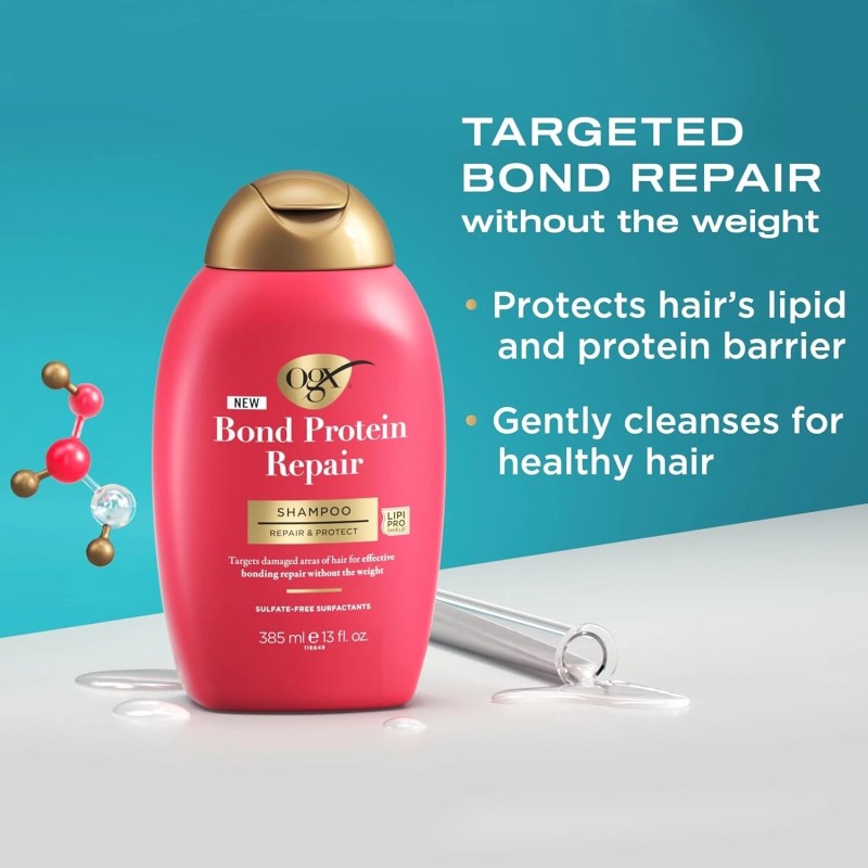 OGX Bond Protein Repair Shampoo & Conditioner Sulfate-Free Damage Repair