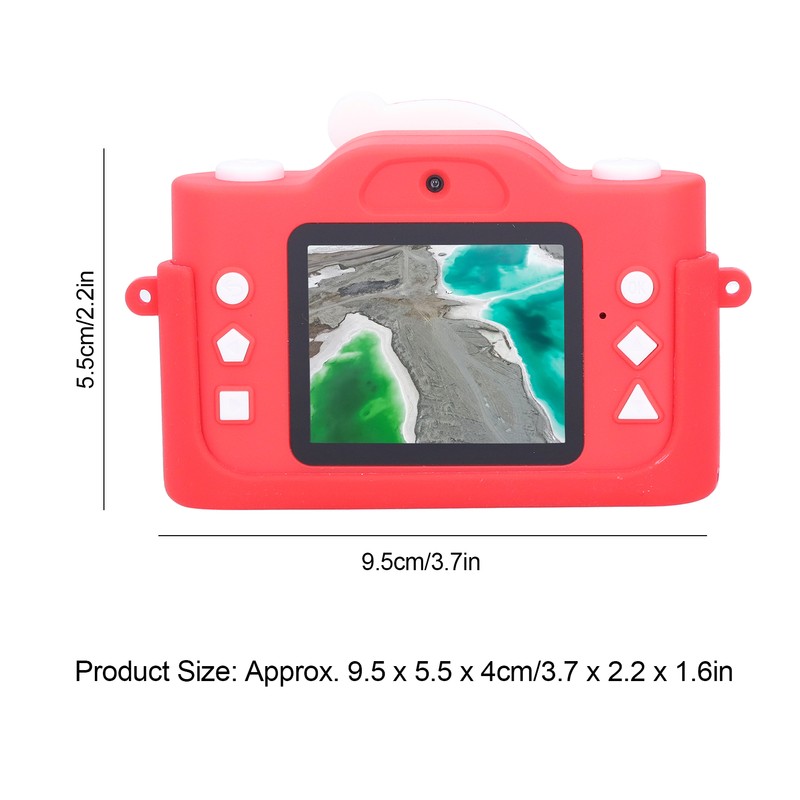 Kids Camera Santa Claus Video Dual Camera Music Cartoon USB