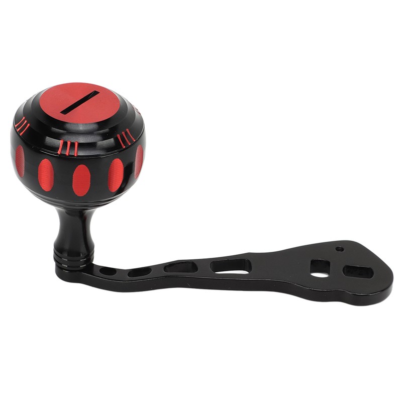 Fishing Reel Handle Aluminum Alloy Prevent Slip Ergonomic Replacement Baitcasting