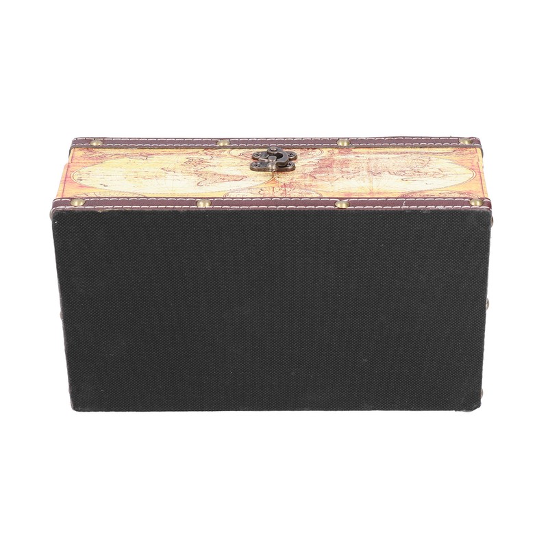 Tissue Box Organizer Composite Wood Leather Rounded Edges Premium Texture