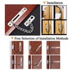 HLOMVE Sliding Chain Door Guard Lock with Security Spring Anti-Theft