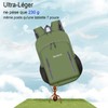 Bekahizar Foldable Backpack 20L Ultralight Hiking Backpack Small Travel Backpack