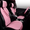 iwantit® 7 Pcs Pu Leather Car Seat Covers with 2