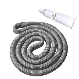 Upgraded W10906683 Dryer Door Seal Compatible with Whirlpool Kenmore Maytag Roper Dryer Door Gasket Replacement with Adhesive