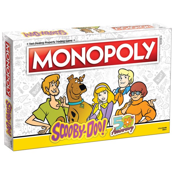 Monopoly Scooby-Doo! Board Game | Collectible Monopoly Game | Officially Licensed Scooby-Doo! Game | Featuring Character Artwork and Episodes For 2-6 Players
