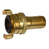 Agora-Tec Brass Quick Coupling with 1 Inch (25.4 mm) Hose
