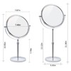 Nicesail 19 Inch Tall Makeup Mirror with 10X Magnification, Make