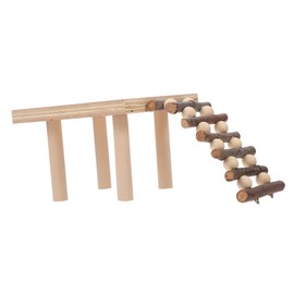 NOLITOY 1pc Hamster Standing Platform Wooden Climbing Ladder for Hamster Plaything Exercise Promotes Climbing and Fun for Cage Enrichment