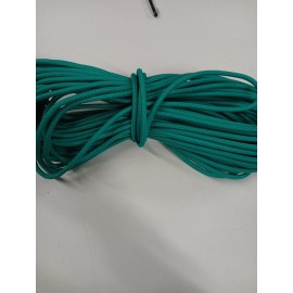 Valley 1/4 x 200 ft. Stiff Braid Polyester Halter Rope. Turquoise . Made in USA