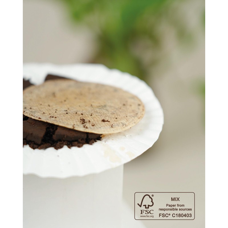 Bake Choice 500-Count Replacement Paper Filters - Round Disposable Coffee