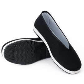 FleurUnefe Sp19 Kung Fu Shoes, Flat, Men's, Women's, Slip-On, Gymnasium Shoes, 10.8 / 10.6 / 10.6 / 9.0 / 9.0 / 9.0 / 9.2 inches (27.5 / 27 / 26.5 / 25.5 / 24.5 / 24.5 / 23.5 cm), Room Shoes, Work