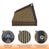 90% Mocha Shade Cloth, Sun Shade Canopy with Grommets for