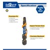 LaBear - 10piece Robertson square Impact high torque Screwdriver Bit