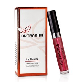 Nutrakiss Lip Plumper "Red" - Natural Lip Booster with Niacin (Vitamin B3) I Liquid Lipstick I Lip Plumper I Lipstick for Full Lips I Made in Germany I 5 ml
