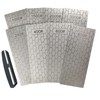 lunmgleng Diamond Sharpening Stone Set,8 Pcs Diamond Lapping Plate Coarse/Medium/Fine