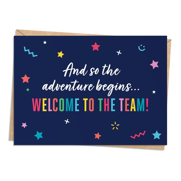 Seymour Butz New Employee Welcome Card - Welcome To The Team Greeting Card - 25 Pack