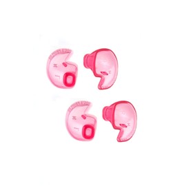 Medical Grade Doc's Pro Ear Plugs - Non Vented, Pink (X-Small)