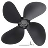 Aqur2020 Fan Blade for Stove, 4 Blades Fireplace Fan Blade