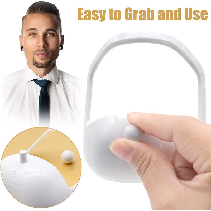 LATRAT Goatee Shaving Stencils, Transparent Beard Shaper, Styling Stencil, for