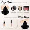 Triangle Setting Makeup Powder Puffs - Reusable Face Powder Puff