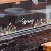 Large Hello Spring Window Stickers for Glass - Spring Window
