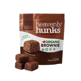Hunks Organic Chocolate Brownie Cookies Bites, Gluten Free, Vegan, 22oz (Brownie)