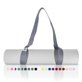 Tumaz Yoga Mat Strap [MAT NOT Included] (2 Sizes) with Extra Thick & Comfy Delicate Texture, Adjustable Yoga Mat Carrier