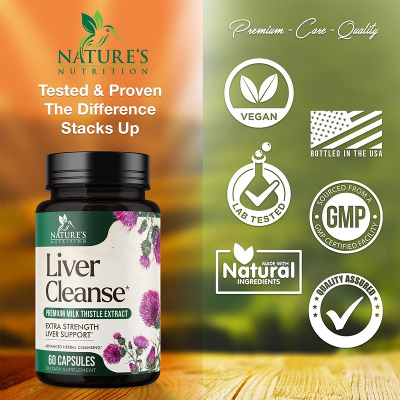 Liver Cleanse Detox & Repair Formula - Herbal Liver Support