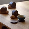 Wood Mug Coaster Heat Insulation Cute Snail Shape 5pcs Wooden