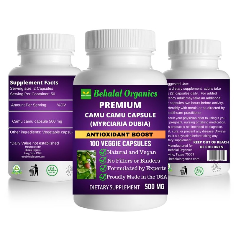 Behalal Organics Behalal Organics Camu Camu Quick Release Capsules