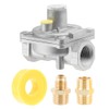 TEENGSE 1/2" Natural Gas and Liquefied Interchange Pressure Regulator, Natural