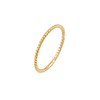 Elli Premium Twisted Basic Minimal Look Ring 375 Yellow Gold,