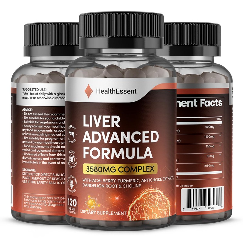 Liver Detox Advanced Formula – 3580mg Complex for Liver Cleanse