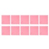 10pcs Plush Foam Floor Mat Thickened Cuttable Interlocking Carpet Tiles