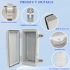 YETLEBOX Waterproof Electrical Box, IP67 Junction Box Stainless Steel Latch