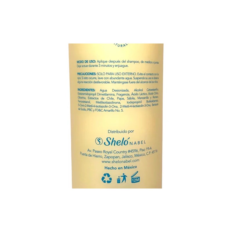 Acondicionador De Papa Shelo Nabel® 530ml. 2 Piezas