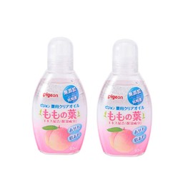 Pigeon Medicated Clear Oil, Peach Leaf Extract Formulated (Moisturizing Ingredient), 3.4 fl oz (90 ml) x 2 Packs