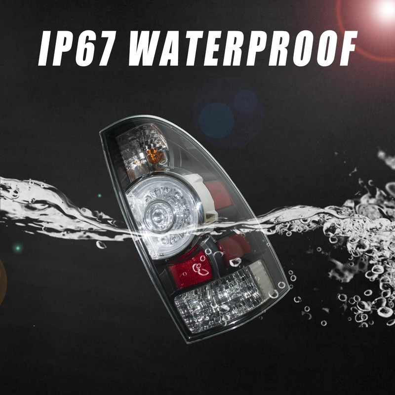 Boine Tail Light Compatible With 2005-2015 Toyota Tacoma Pickup Driver